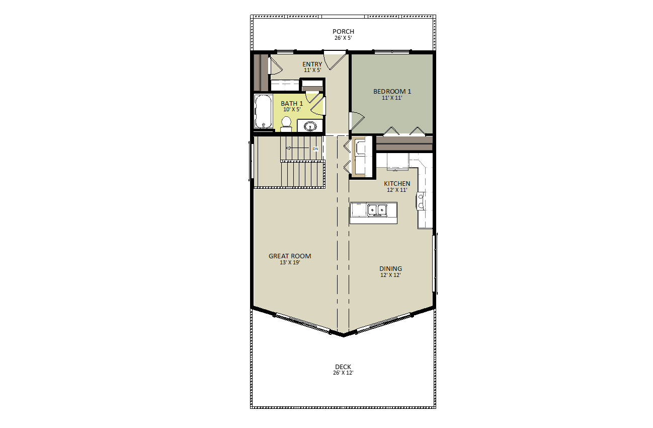 Starling First Floor Floor Plan